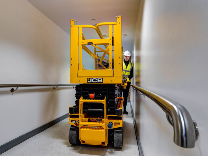 JCB S1930E compact electric scissor lift